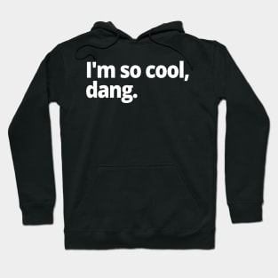 I'm so cool, dang. Hoodie